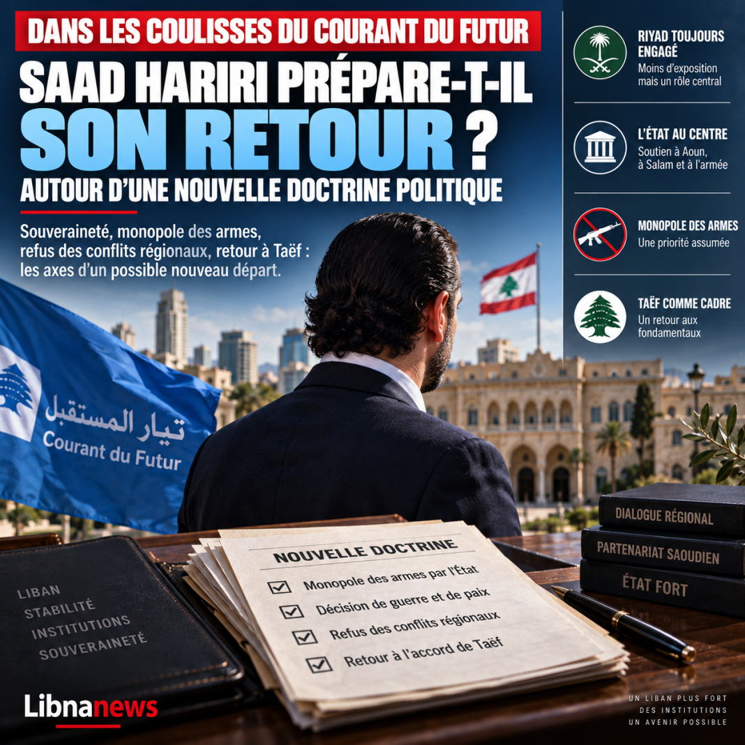 Dans les coulisses du Courant du Futur : Saad Hariri prépare-t-il son retour autour d’une nouvelle doctrine politique ?