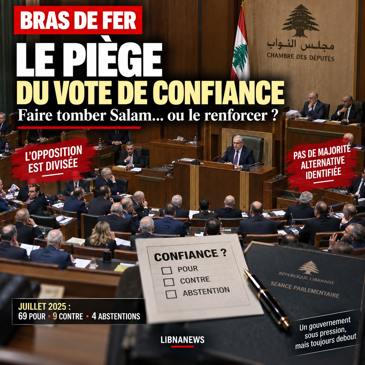Gouvernement Salam : pourquoi la bataille de la confiance pourrait se retourner contre ses adversaires