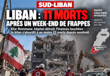 Liban : 11 morts dans la nuit de dimanche à lundi après un week-end de frappes