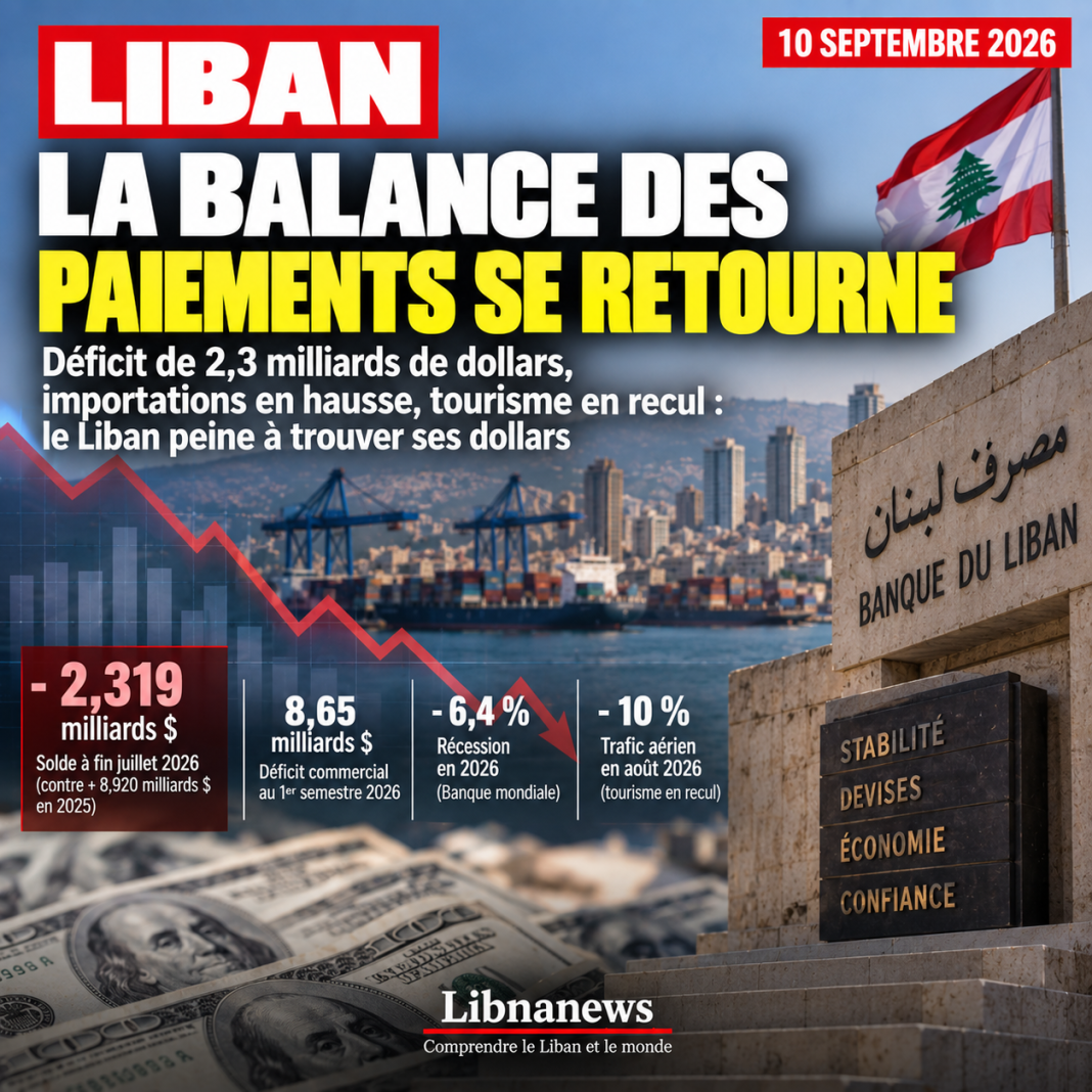Liban : la balance des paiements se retourne