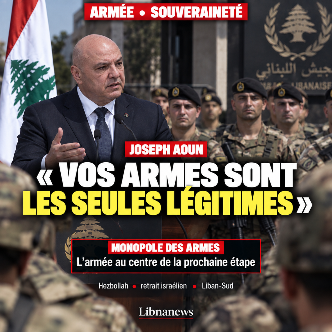Aoun: « Tus armas son las únicas legítimas »