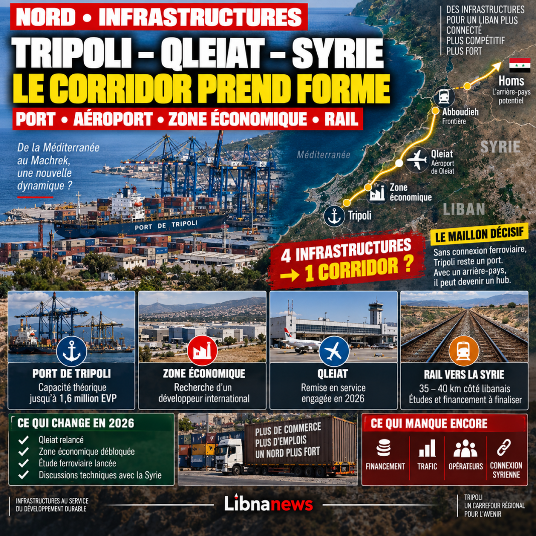 Tripoli, Qleiat et le rail vers la Syrie : le Nord commence-t-il enfin à former un véritable corridor économique ?