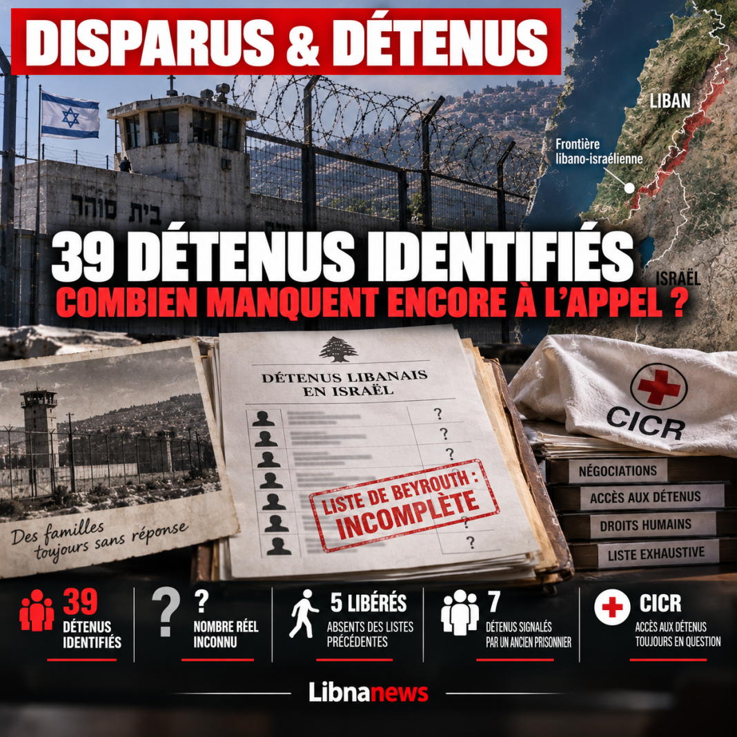 Détenus libanais en Israël : la liste de Beyrouth serait incomplète et le nombre réel reste inconnu