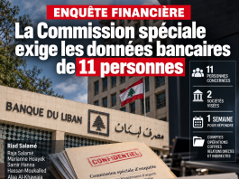 Liban : la Commission spéciale exige les données bancaires de 11 personnes