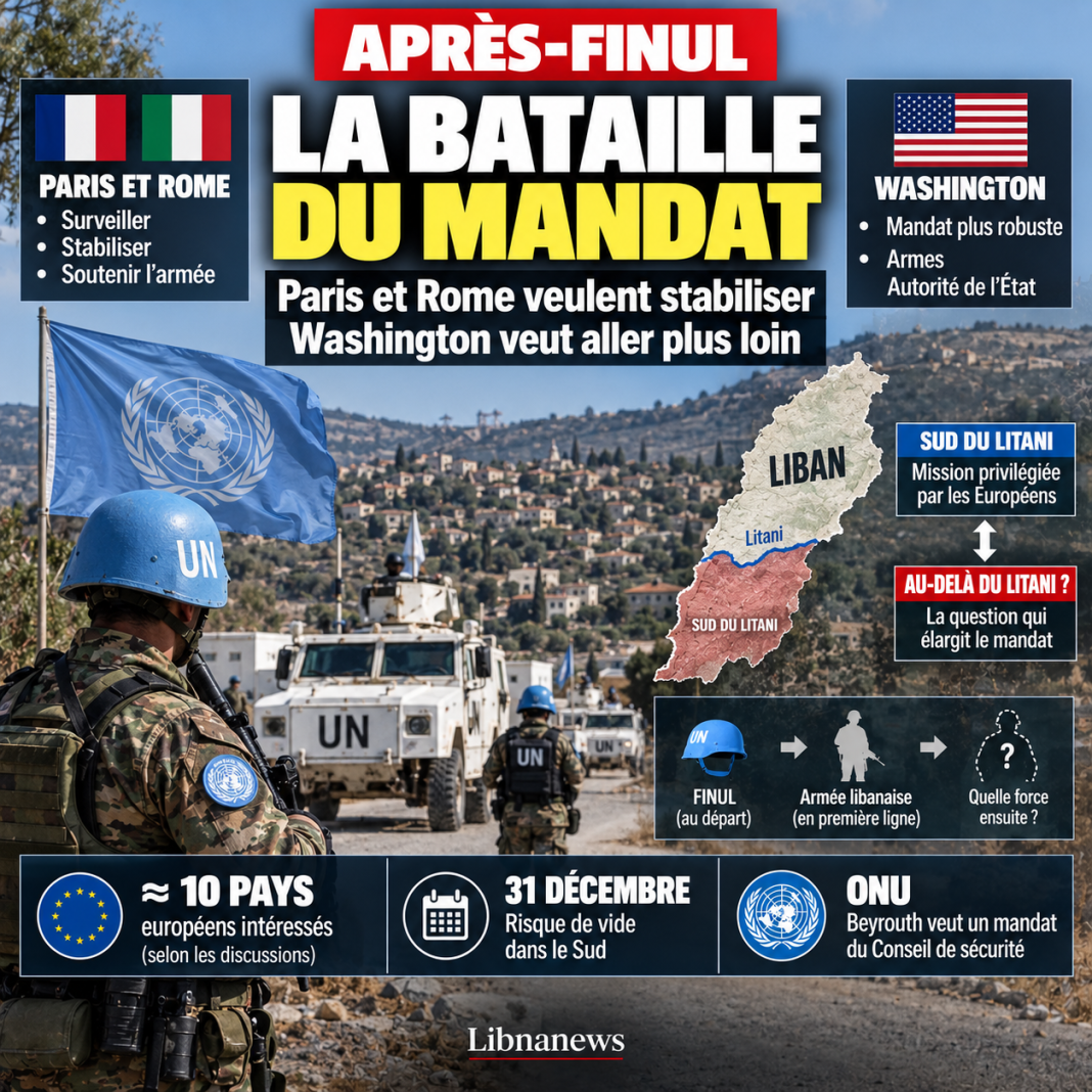 Après la Finul, la bataille du mandat : Paris et Rome cherchent une force que Washington veut plus offensive