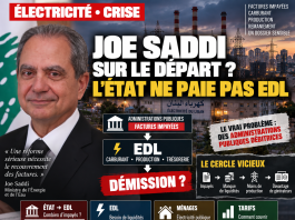 Joe Saddi sur le départ ? Derrière la menace de démission, la bataille sur le financement d’Électricité du Liban