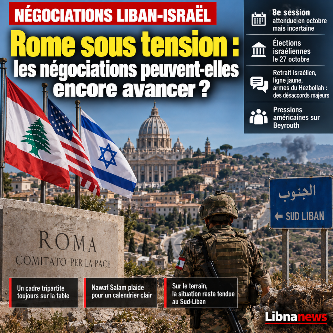 Négociations Liban-Israël : pourquoi la prochaine réunion de Rome devient incertaine
