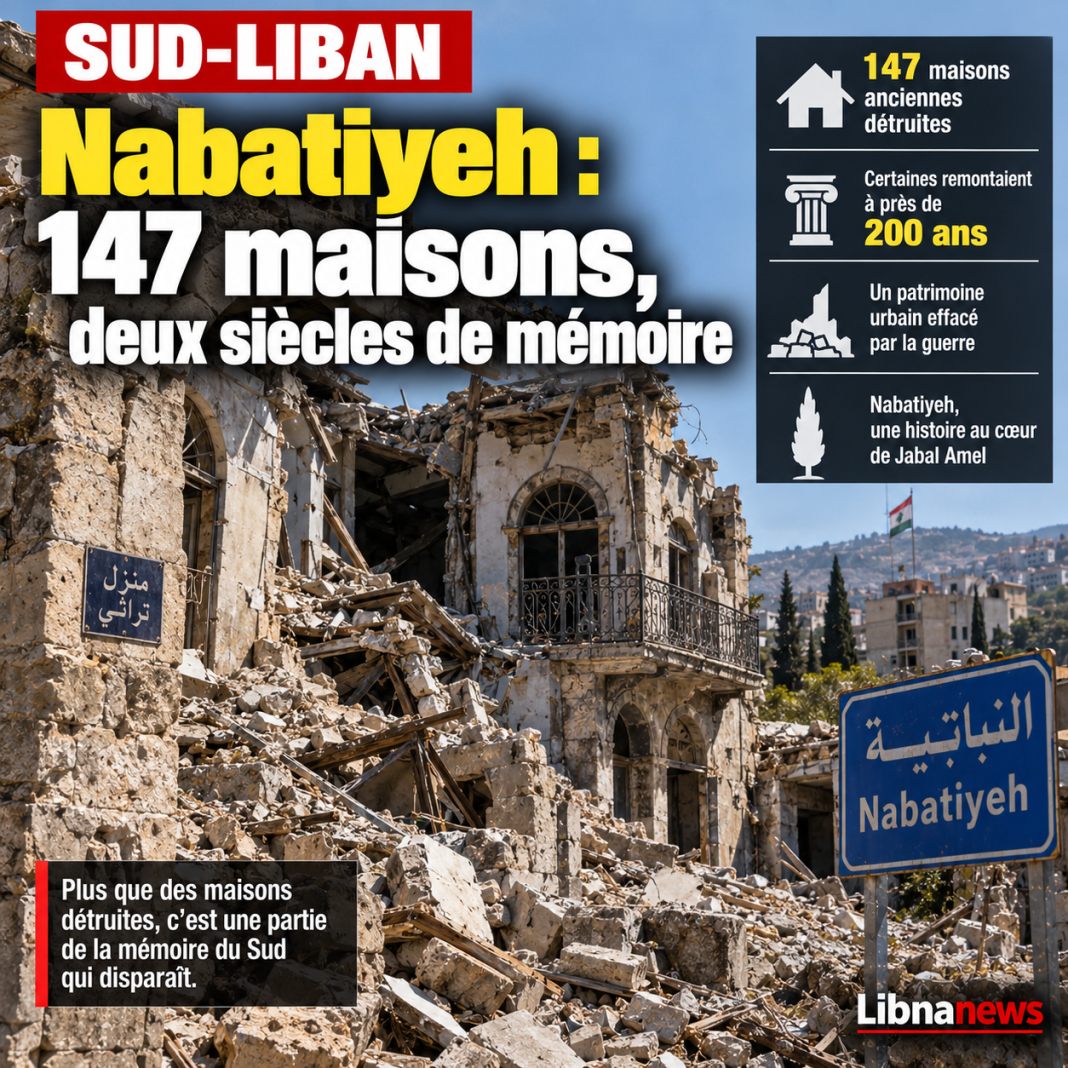 Nabatiyah, 147 houses erased: when war also destroys the memory of southern Lebanon