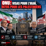 ONU : visas pour l’Iran, refus pour les Palestiniens