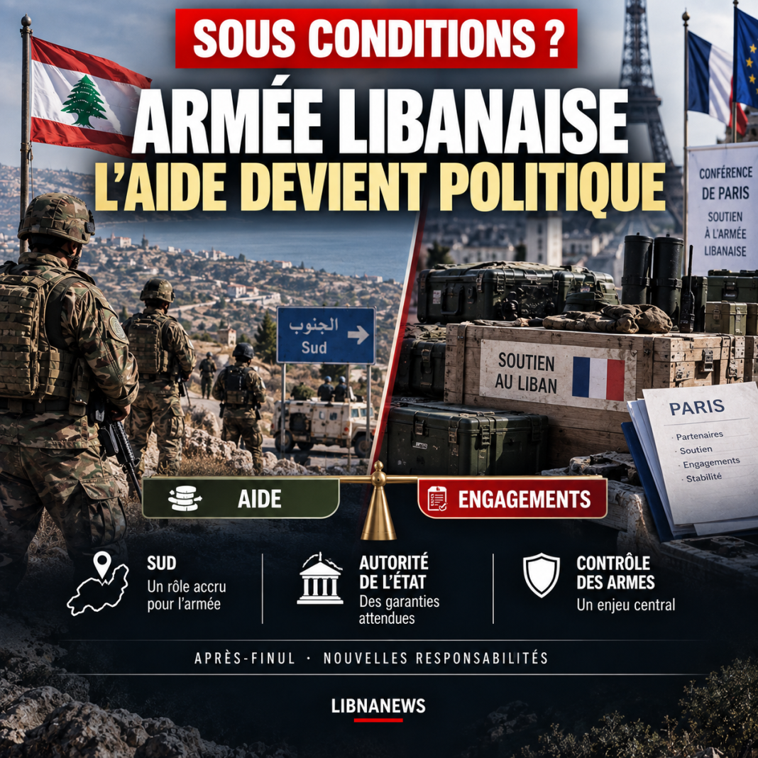 À Paris, l’aide à l’armée libanaise se négocie aussi sur le terrain politique