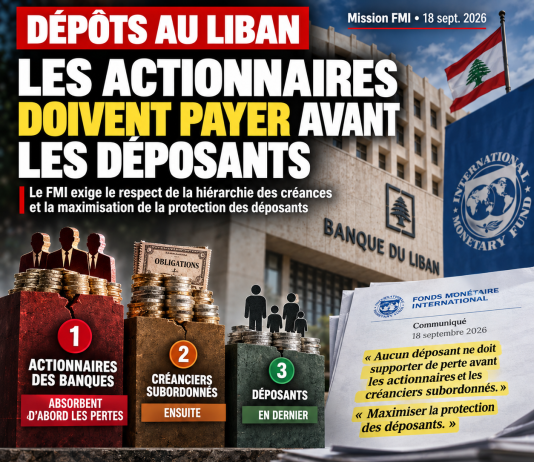 Dépôts au Liban :ce que demande vraiment le FMI
