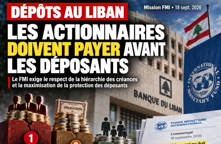 Dépôts au Liban :ce que demande vraiment le FMI