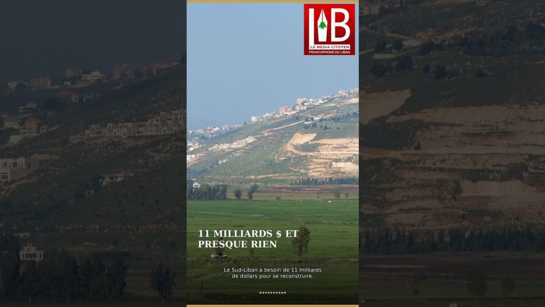 جنوب لبنان: 11 بليون دولار مطلوبة، و 89 مليون دولار مقررة