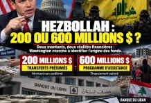200 ou 600 millions de dollars pour le Hezbollah : les chiffres qui alimentent les soupçons de Washington