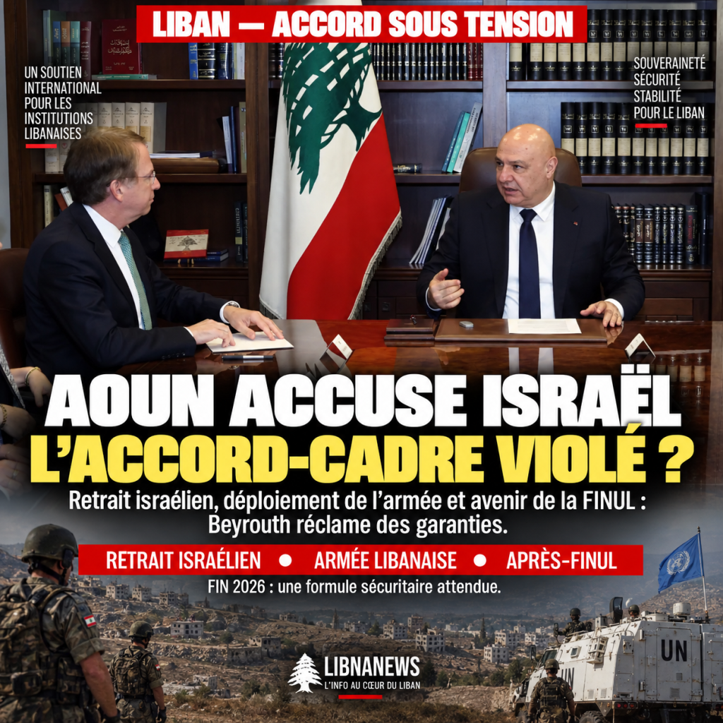 Lebanon: Aoun accuses Israel of violating the framework agreement