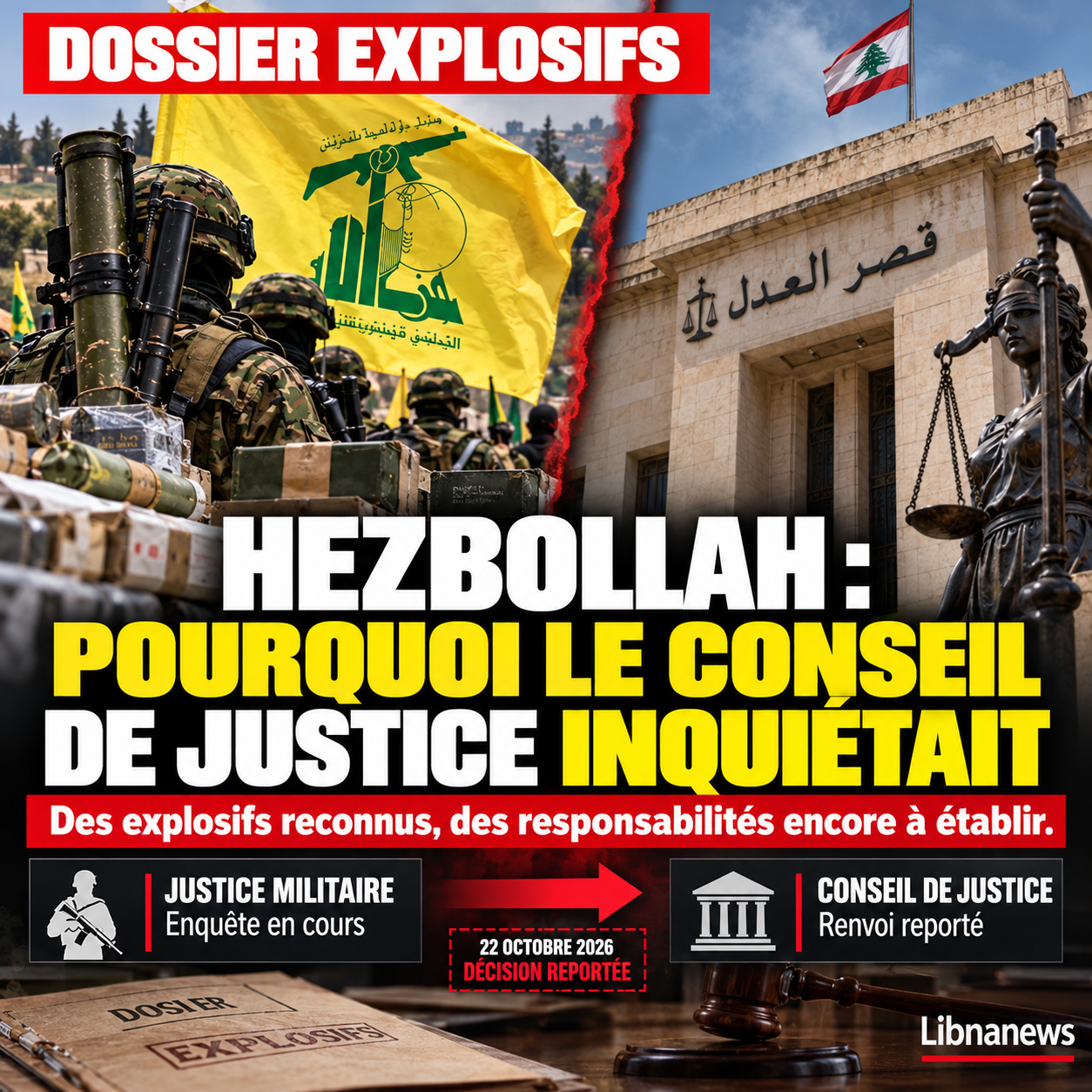 Explosifs de Dahr el-Baïdar : pourquoi le Hezbollah redoutait le Conseil de justice