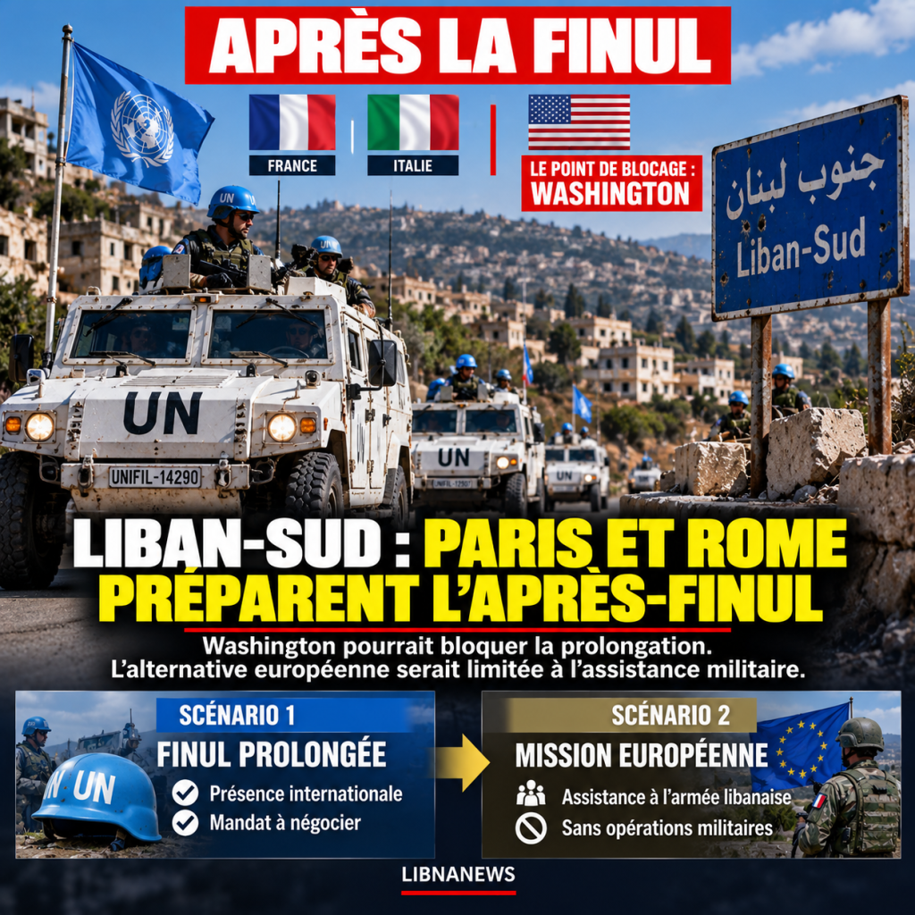 Après la FINUL : Paris et Rome négocient leur place au Liban-Sud, Washington complique les plans européens