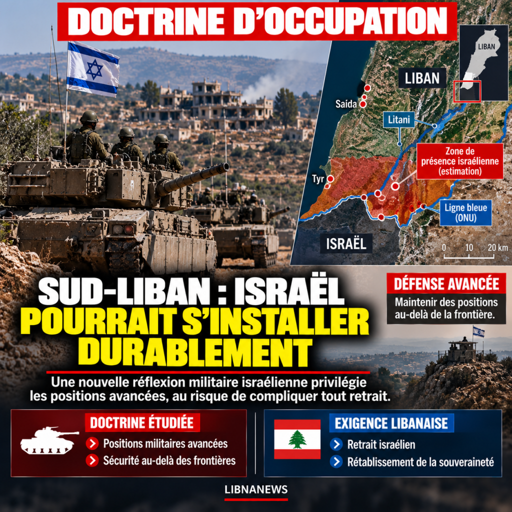 Le Sud-Liban face à une nouvelle doctrine israélienne : la menace d’une occupation prolongée