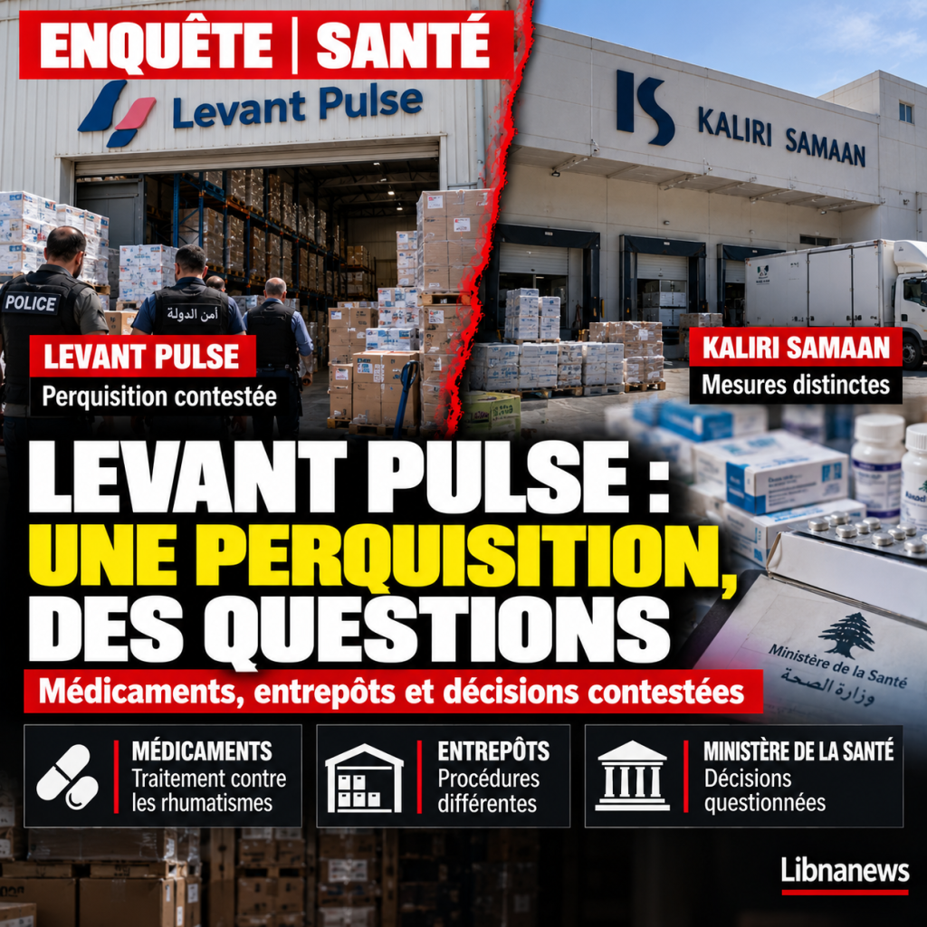 Levant Pulse : une perquisition pharmaceutique et des mesures contestées