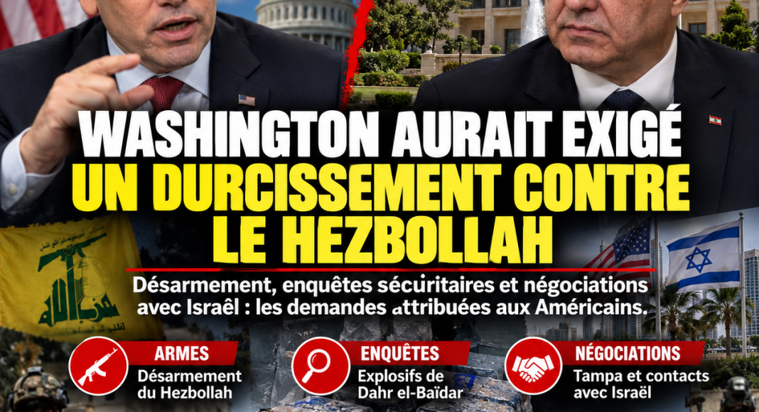 Washington met Baabda sous pression : les demandes de Rubio, les interventions du renseignement américain et le risque d’un affrontement avec le Hezbollah