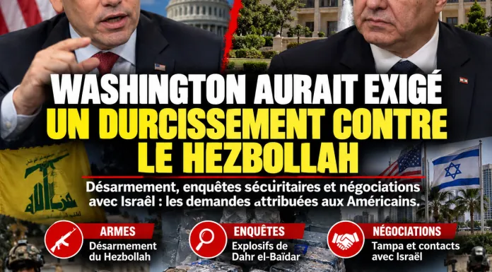 Washington met Baabda sous pression : les demandes de Rubio, les interventions du renseignement américain et le risque d’un affrontement avec le Hezbollah